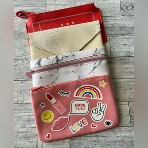 Ipsy Assorted Make Up Pouches lot of 4